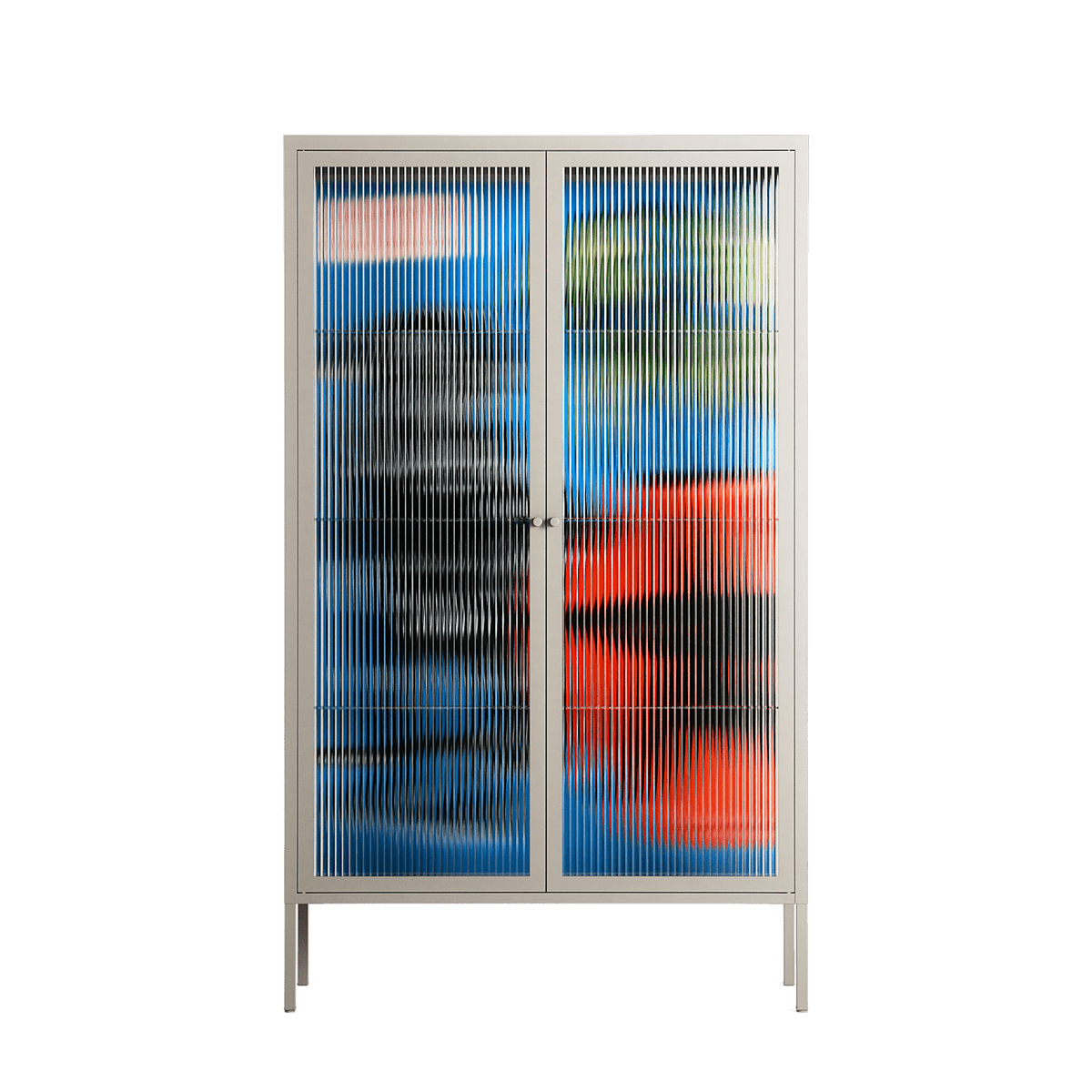 Staying Grounded - Cabinet - Caitlin Flood-Molyneux - Pebble - Reeded glass