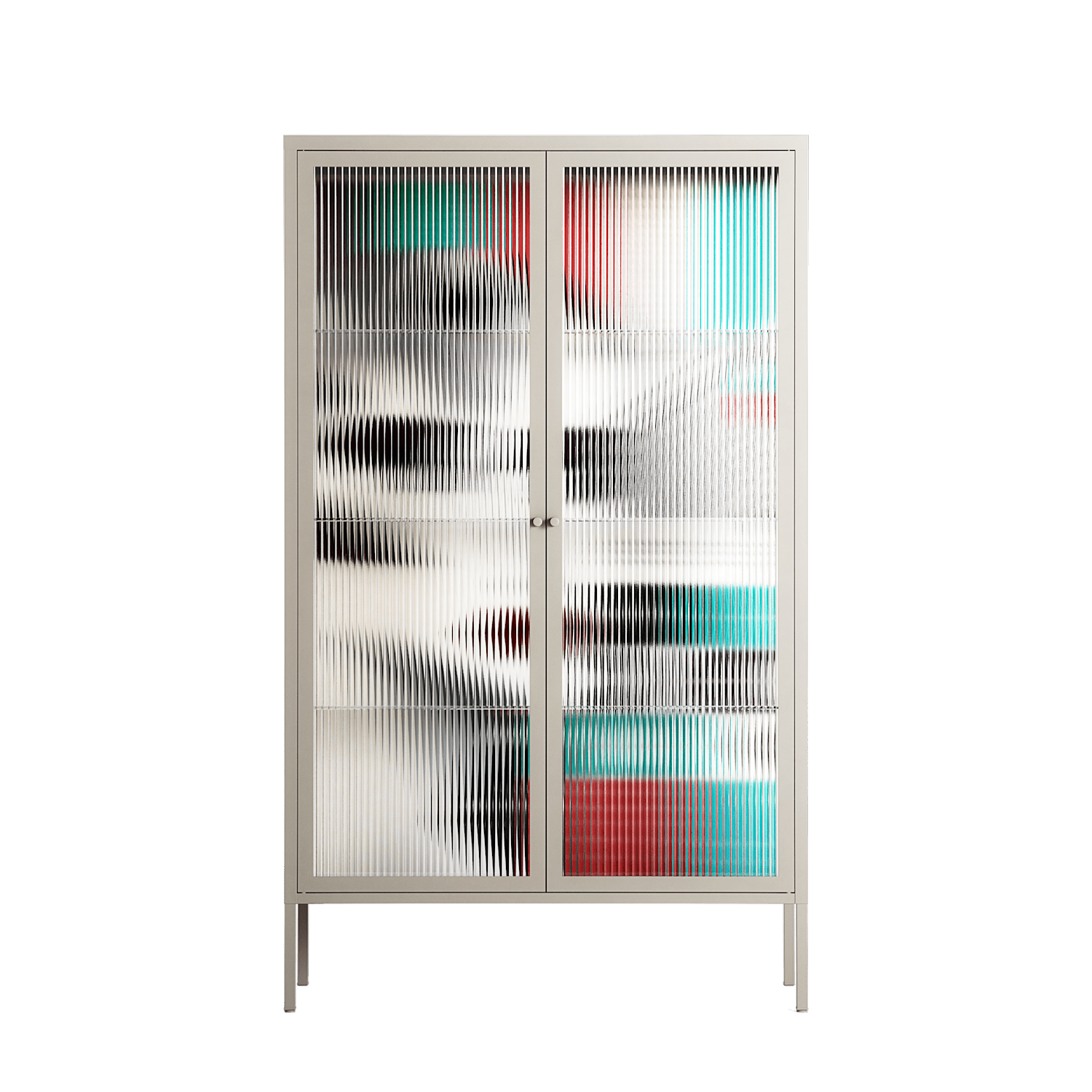 The Dessolution - Cabinet - Mathilda Kienast - Pebble - Reeded glass