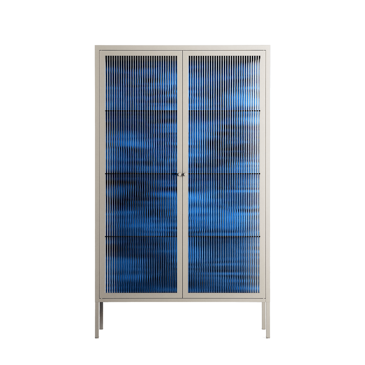 The Blue Line - Cabinet - Craig Watkins - Pebble - Reeded glass