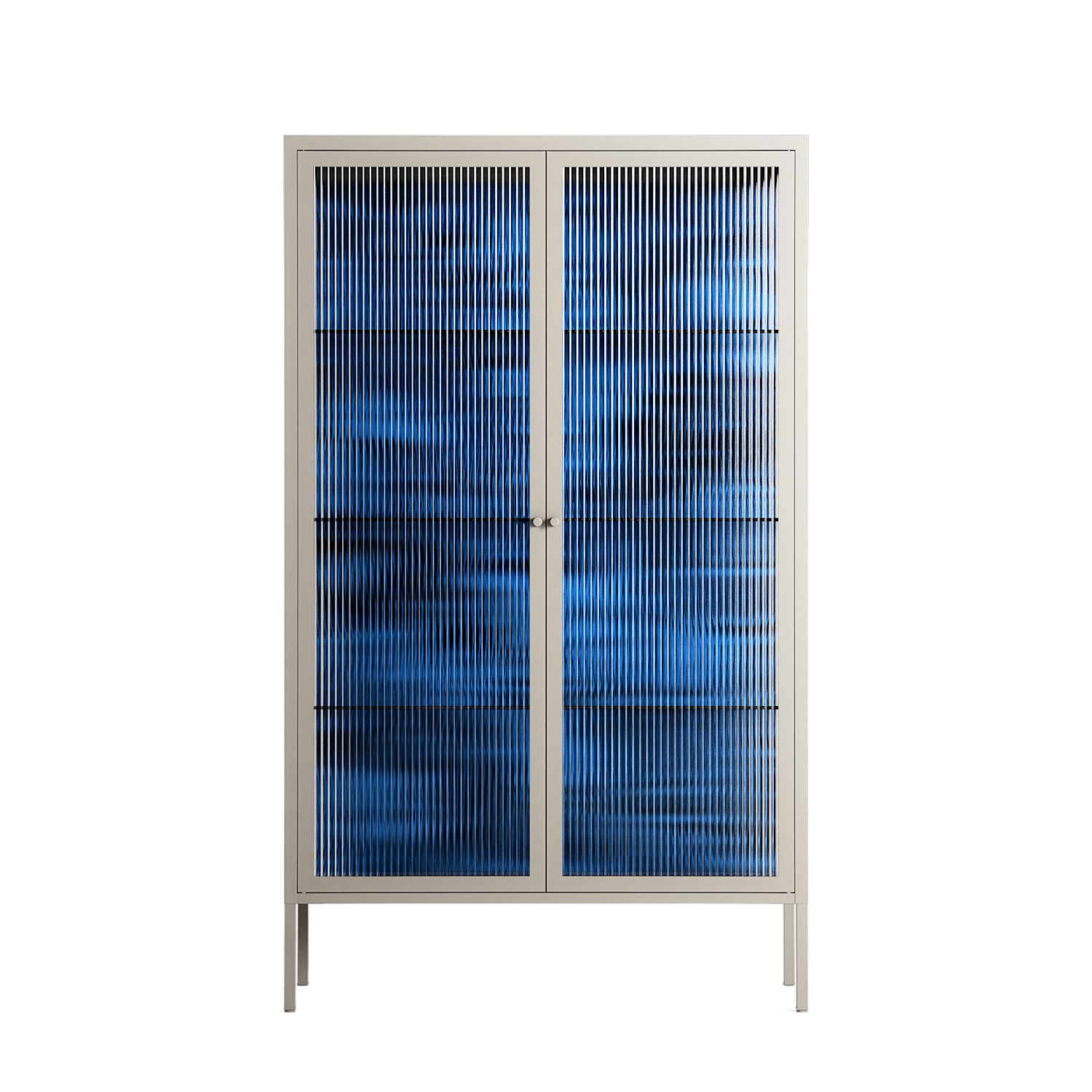 The Blue Line - Cabinet - Craig Watkins - Pebble - Reeded glass