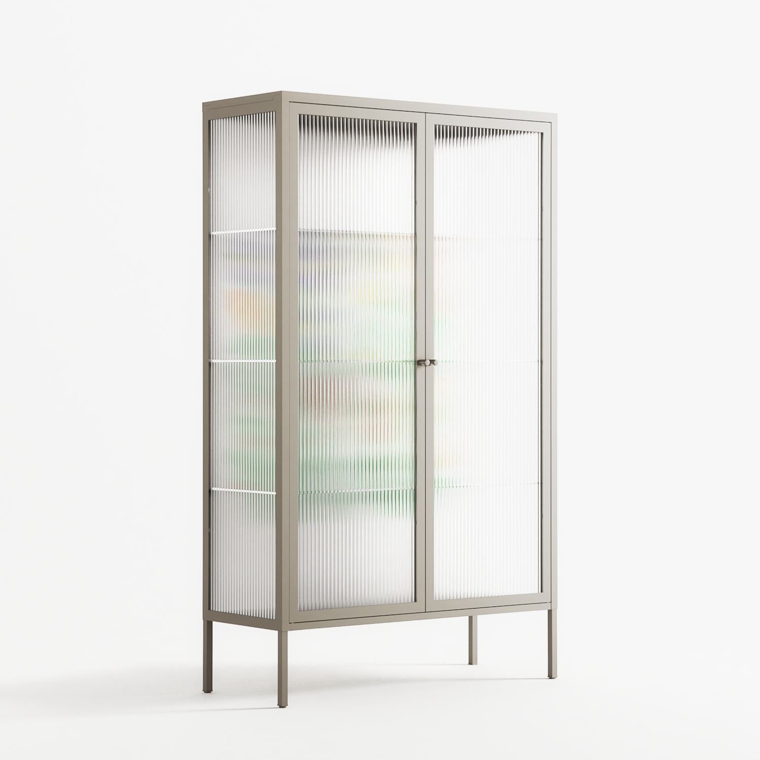 Bouquets - Cabinet - Lydia Greaves - Pebble - Reeded glass