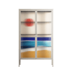 Ocean Sunrise - Cabinet - Henry Rivers - Pebble - Reeded glass
