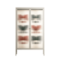 Curious Creatures - Cabinet - Ethan Fender - Pebble - Reeded glass