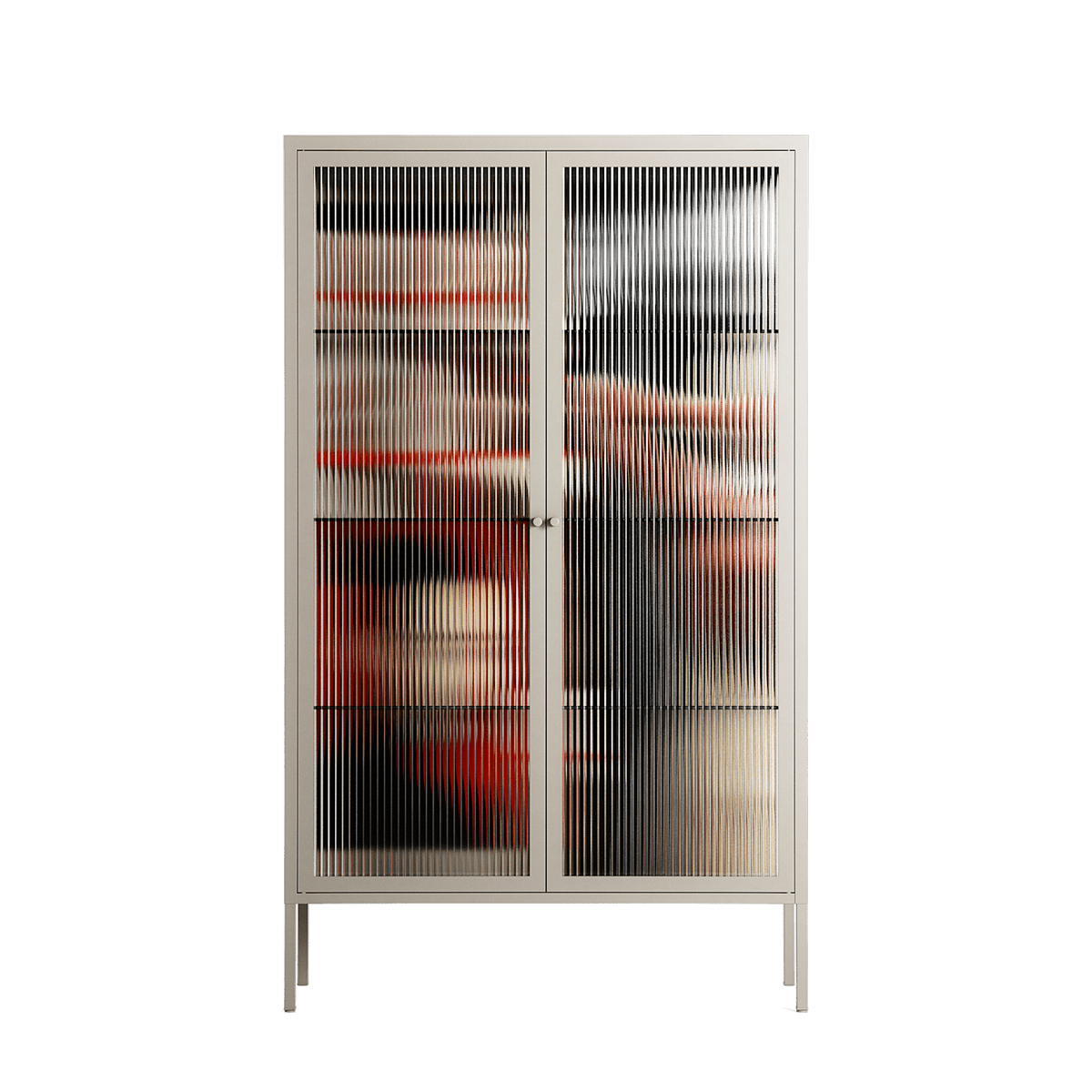 Where We Belong - Cabinet - Sophie Goudman-Peachey - Pebble - Reeded glass