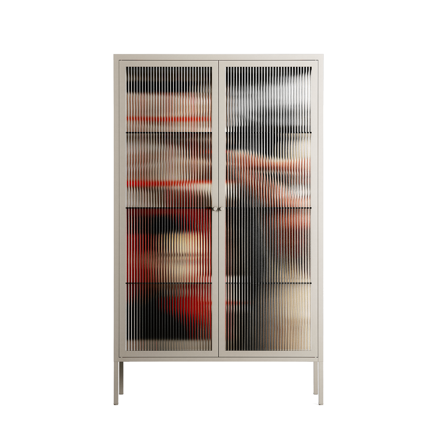Where We Belong - Cabinet - Sophie Goudman-Peachey - Pebble - Reeded glass