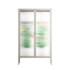 Bouquets - Cabinet - Lydia Greaves - Pebble - Reeded glass