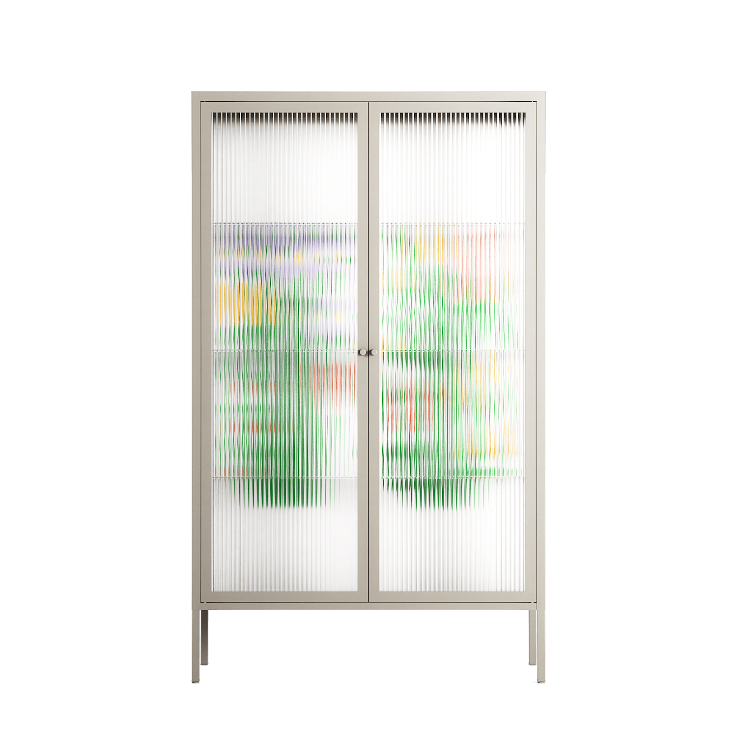 Bouquets - Cabinet - Lydia Greaves - Pebble - Reeded glass
