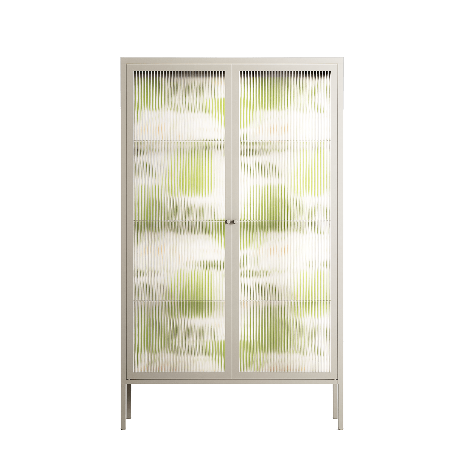 Pears - Cabinet - Lydia Greaves - Pebble - Reeded glass
