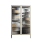 Dreaming With Open Eyes - Cabinet - Sophie Goudman-Peachey - Pebble - Reeded glass
