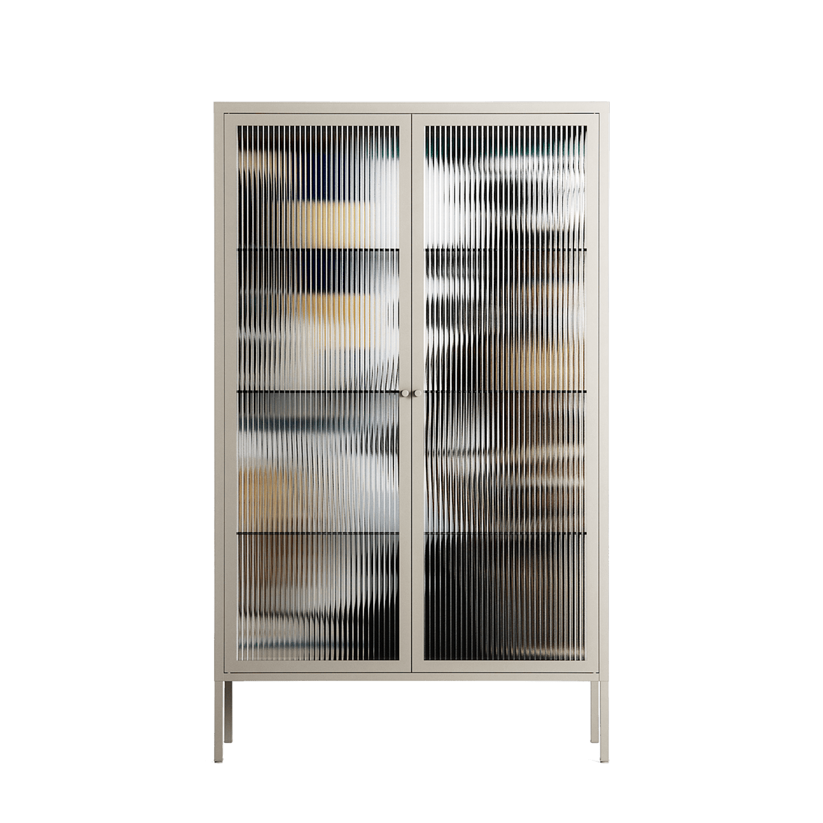 Dreaming With Open Eyes - Cabinet - Sophie Goudman-Peachey - Pebble - Reeded glass