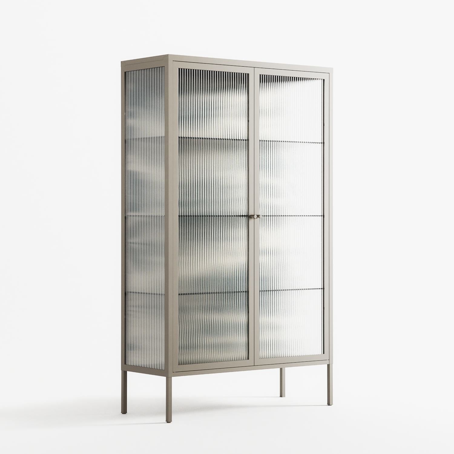 Ode to Summer 6 - Cabinet - Diana Catchpole - Pebble - Reeded glass