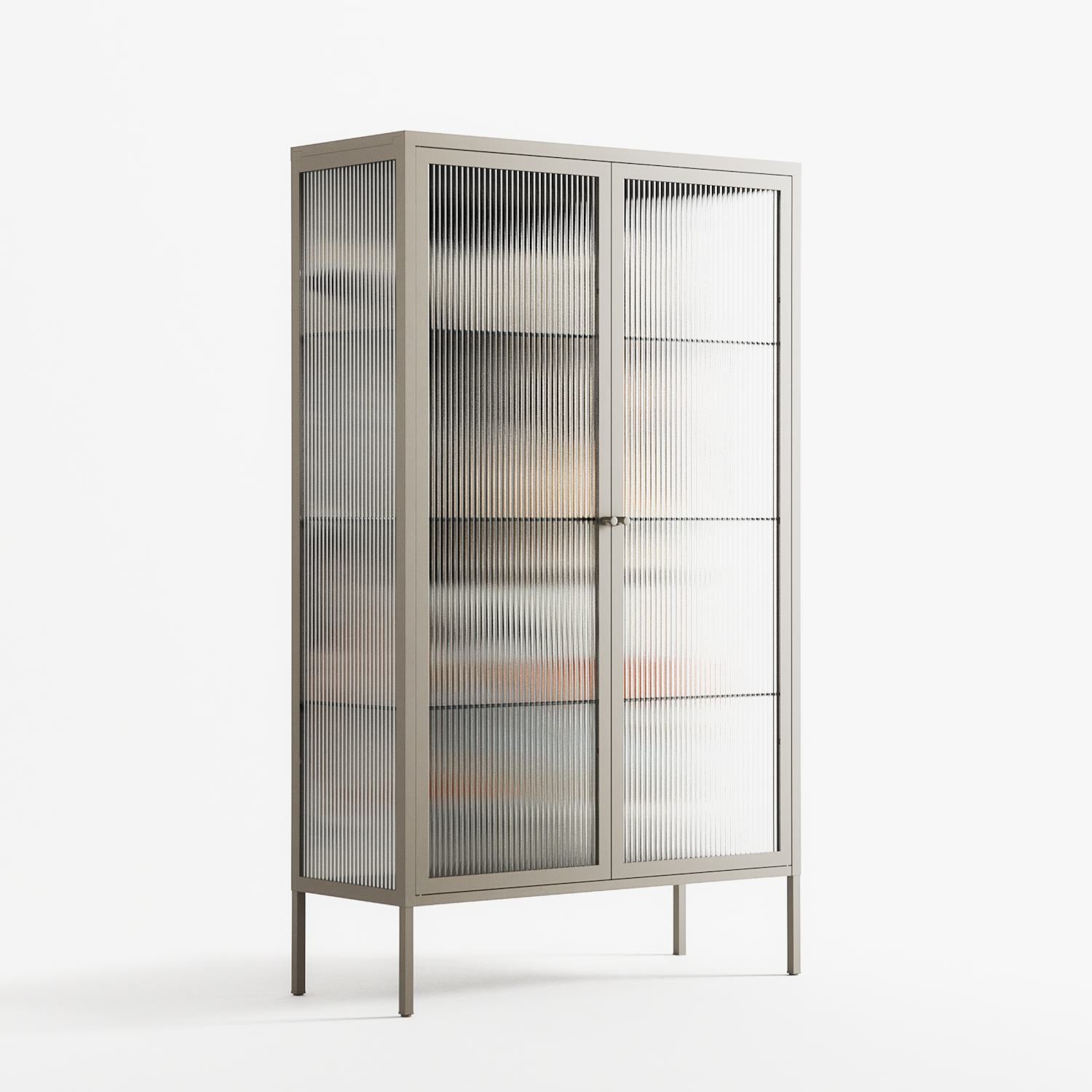 Sweet Far Away - Cabinet - Sophie Goudman-Peachey - Pebble - Reeded glass