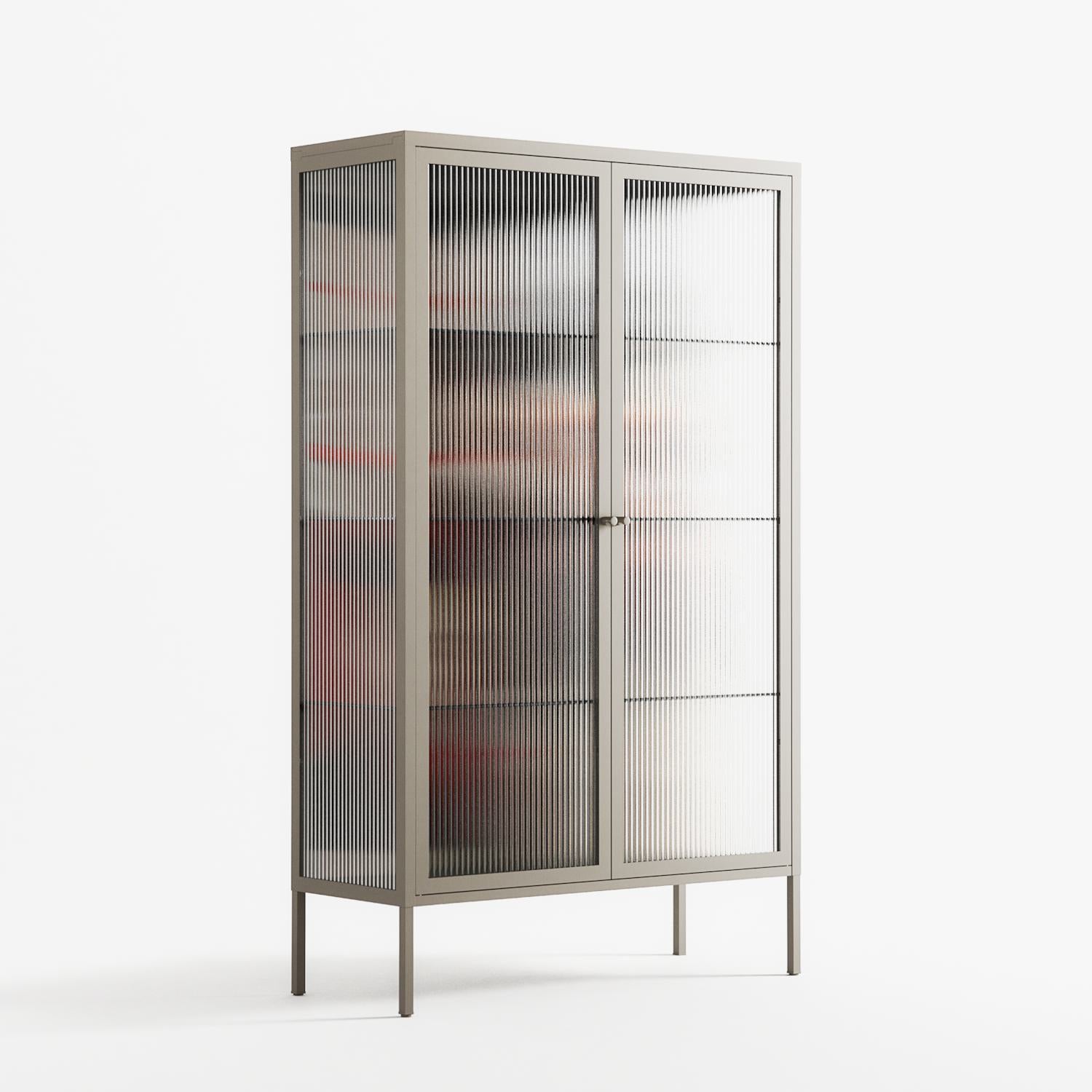 Where We Belong - Cabinet - Sophie Goudman-Peachey - Pebble - Reeded glass