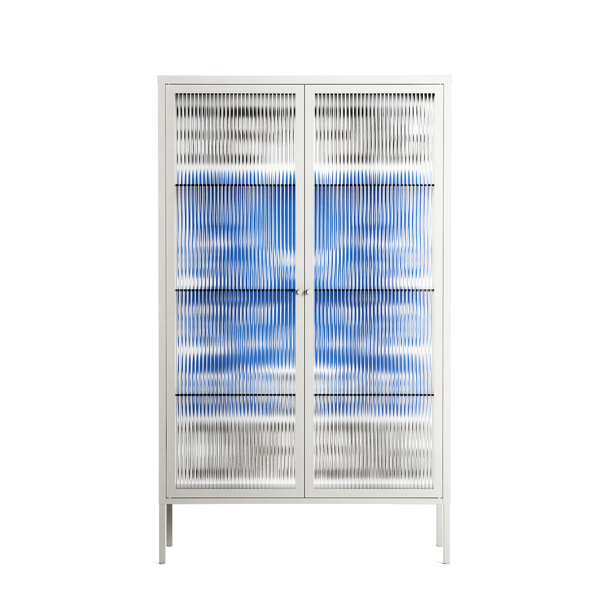 Everything is Confusing - Cabinet - Alexander Khabbazi - Chalk - Reeded glass