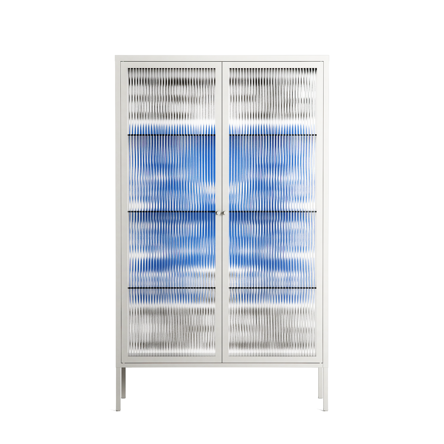 Everything is Confusing - Cabinet - Alexander Khabbazi - Chalk - Reeded glass