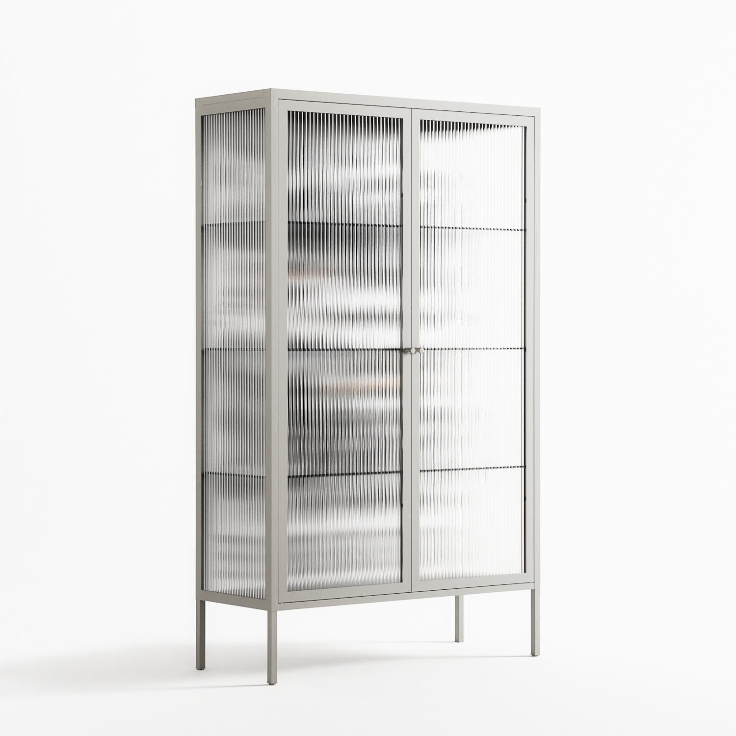 Every Dog - Cabinet - Alexander Khabbazi - Chalk - Reeded glass