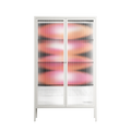 Repeating - Cabinet - Alexander Khabbazi - Chalk - Reeded glass