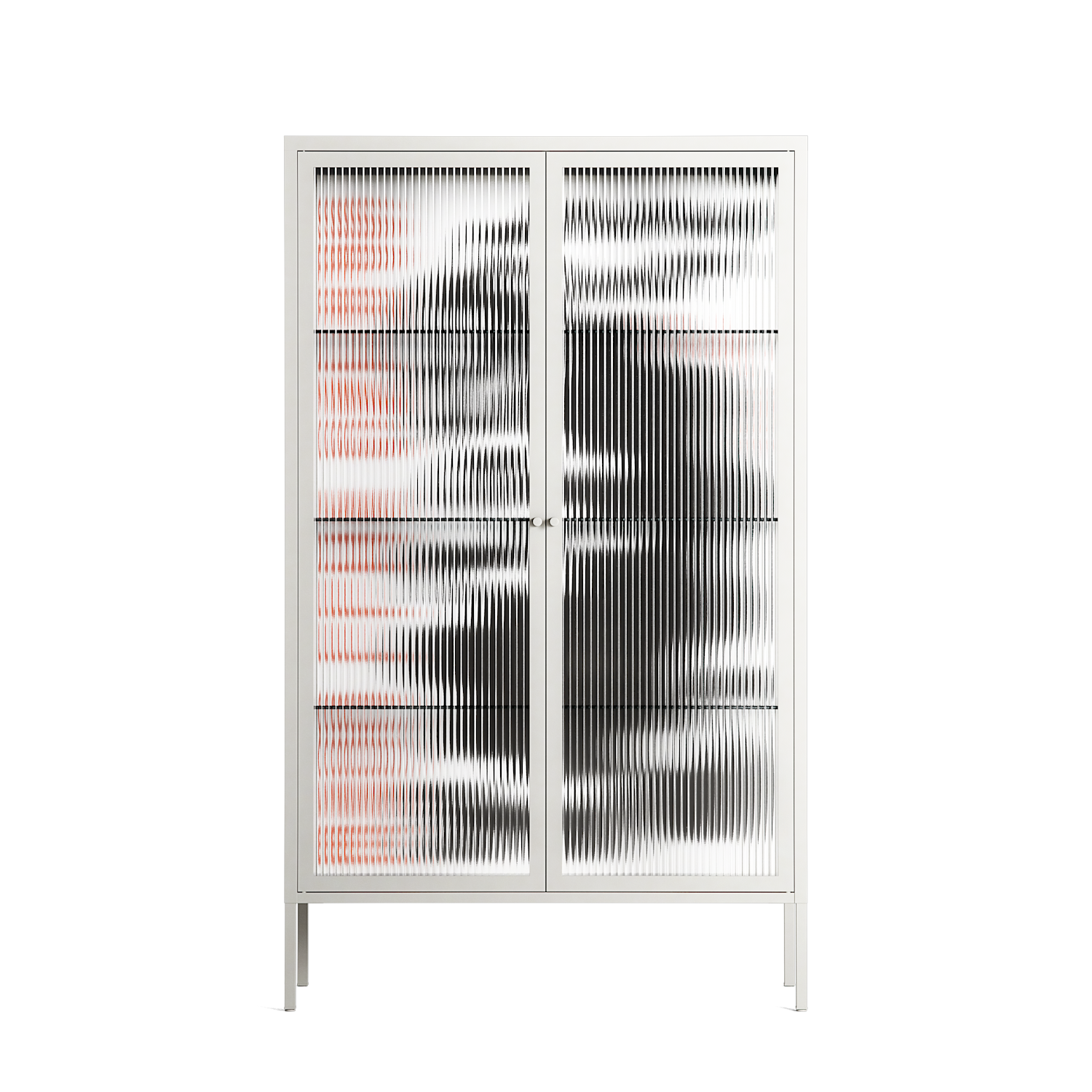 Spring Will Come - Cabinet - Alexander Khabbazi - Chalk - Reeded glass