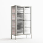 Spring Will Come - Cabinet - Alexander Khabbazi - Chalk - Reeded glass
