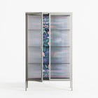 Sunbrother 2 - Cabinet - Nick Liefhebber - Chalk - Reeded glass