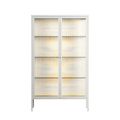 Sunbrother 3 - Cabinet - Nick Liefhebber - Chalk - Reeded glass