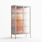 A Bridge Across Time - Cabinet - Nick Liefhebber - Chalk - Reeded glass