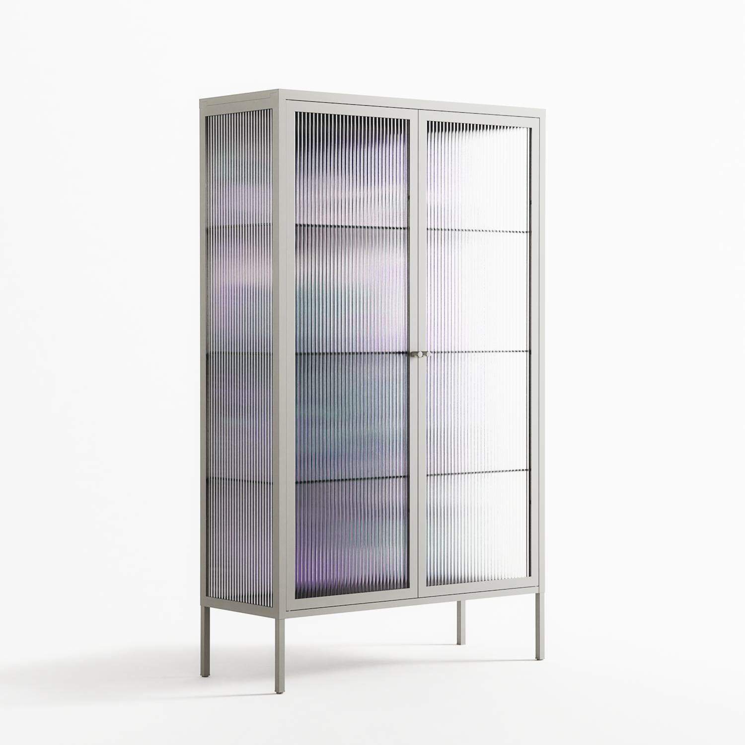 A Bridge Across Time 3 - Cabinet - Nick Liefhebber - Chalk - Reeded glass
