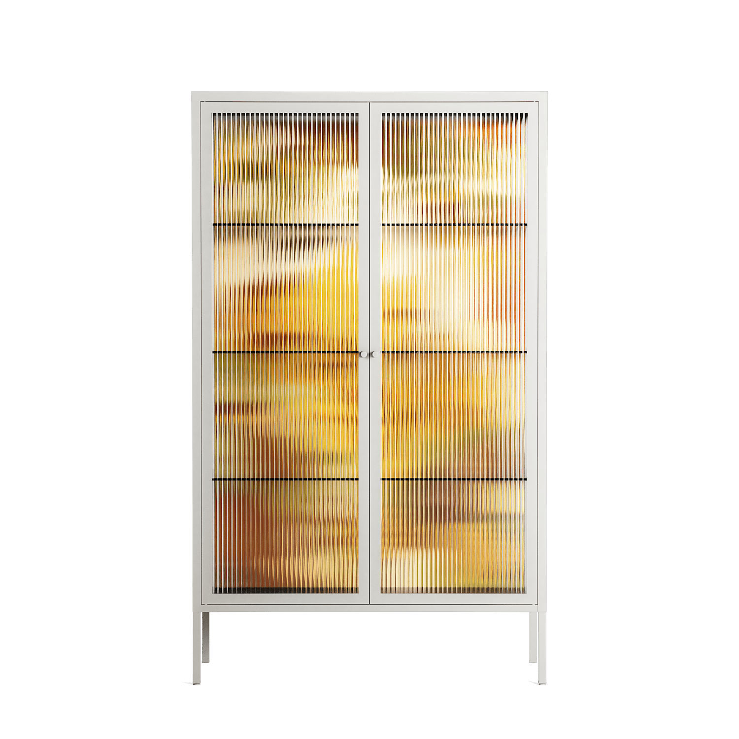 A Bridge Across Time 4 - Cabinet - Nick Liefhebber - Chalk - Reeded glass