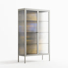 The Towering Hall Full Of Light 2 - Cabinet - Nick Liefhebber - Chalk - Reeded glass