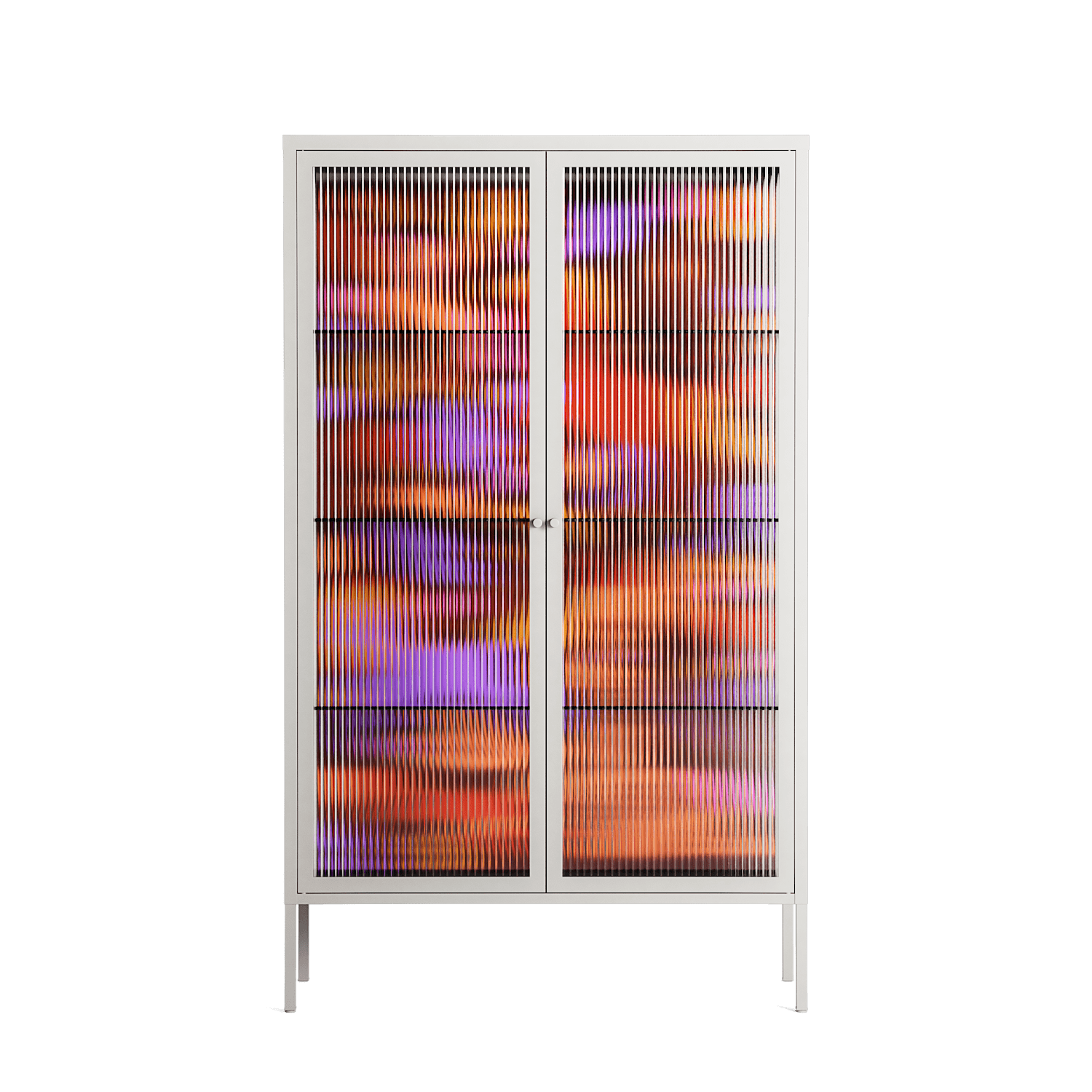 The Secret Herb Garden In The Forest 2 - Cabinet - Nick Liefhebber - Chalk - Reeded glass