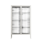White Flowers - Cabinet - Konrad Blaszczyk - Chalk - Reeded glass