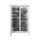 Black Flower - Cabinet - Konrad Blaszczyk - Chalk - Reeded glass