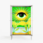 Curiosity - Cabinet - Heather Zhou - Chalk - Reeded glass