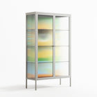 Curiosity - Cabinet - Heather Zhou - Chalk - Reeded glass