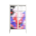 Dream - Cabinet - Heather Zhou - Chalk - Reeded glass