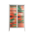 Flower B - Cabinet - Heather Zhou - Chalk - Reeded glass