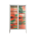 Flower B - Cabinet - Heather Zhou - Chalk - Reeded glass