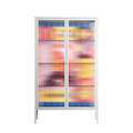 Yoga - Cabinet - Heather Zhou - Chalk - Reeded glass
