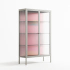 Tender Age in Bloom - Cabinet - Ciara Wade - Chalk - Reeded glass