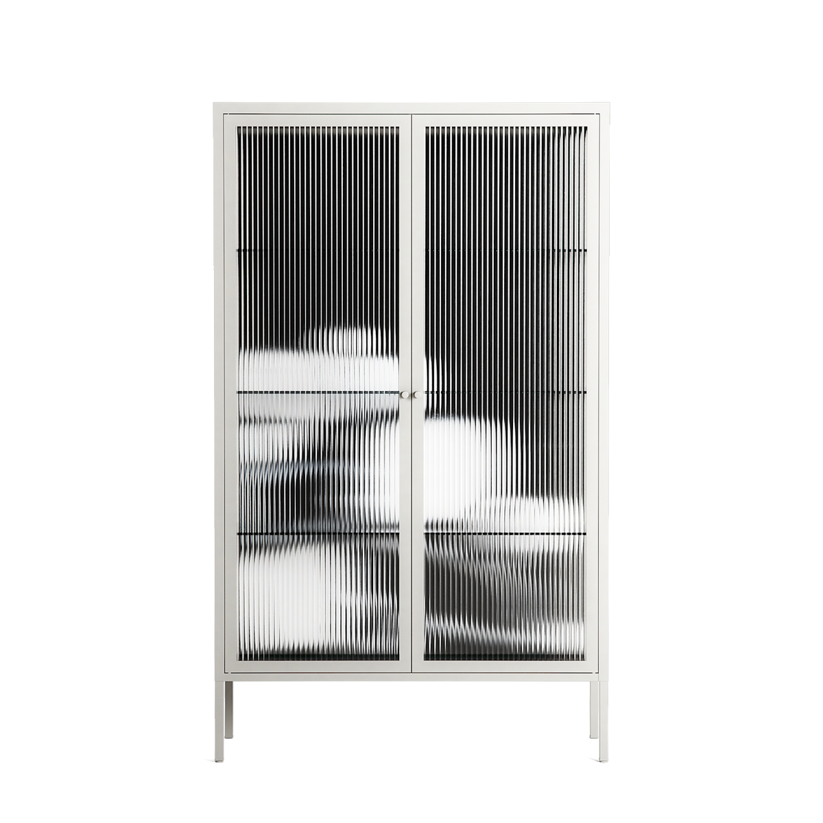 Talk Less Say More - Cabinet - Ciara Wade - Chalk - Reeded glass