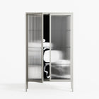 Talk Less Say More - Cabinet - Ciara Wade - Chalk - Reeded glass