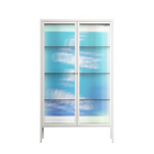 It Comes in Waves - Cabinet - Ciara Wade - Chalk - Reeded glass