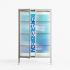It Comes in Waves - Cabinet - Ciara Wade - Chalk - Reeded glass