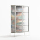 Alive - Cabinet - Vratislav Pecka - Chalk - Reeded glass