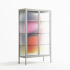 Blends - Cabinet - Vratislav Pecka - Chalk - Reeded glass