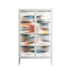 Connections - Cabinet - Vratislav Pecka - Chalk - Reeded glass