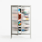 Connections - Cabinet - Vratislav Pecka - Chalk - Reeded glass