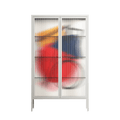 Fuerte - Cabinet - Vratislav Pecka - Chalk - Reeded glass