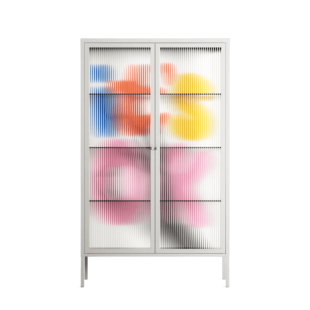 Its Ok - Cabinet - Vratislav Pecka - Chalk - Reeded glass