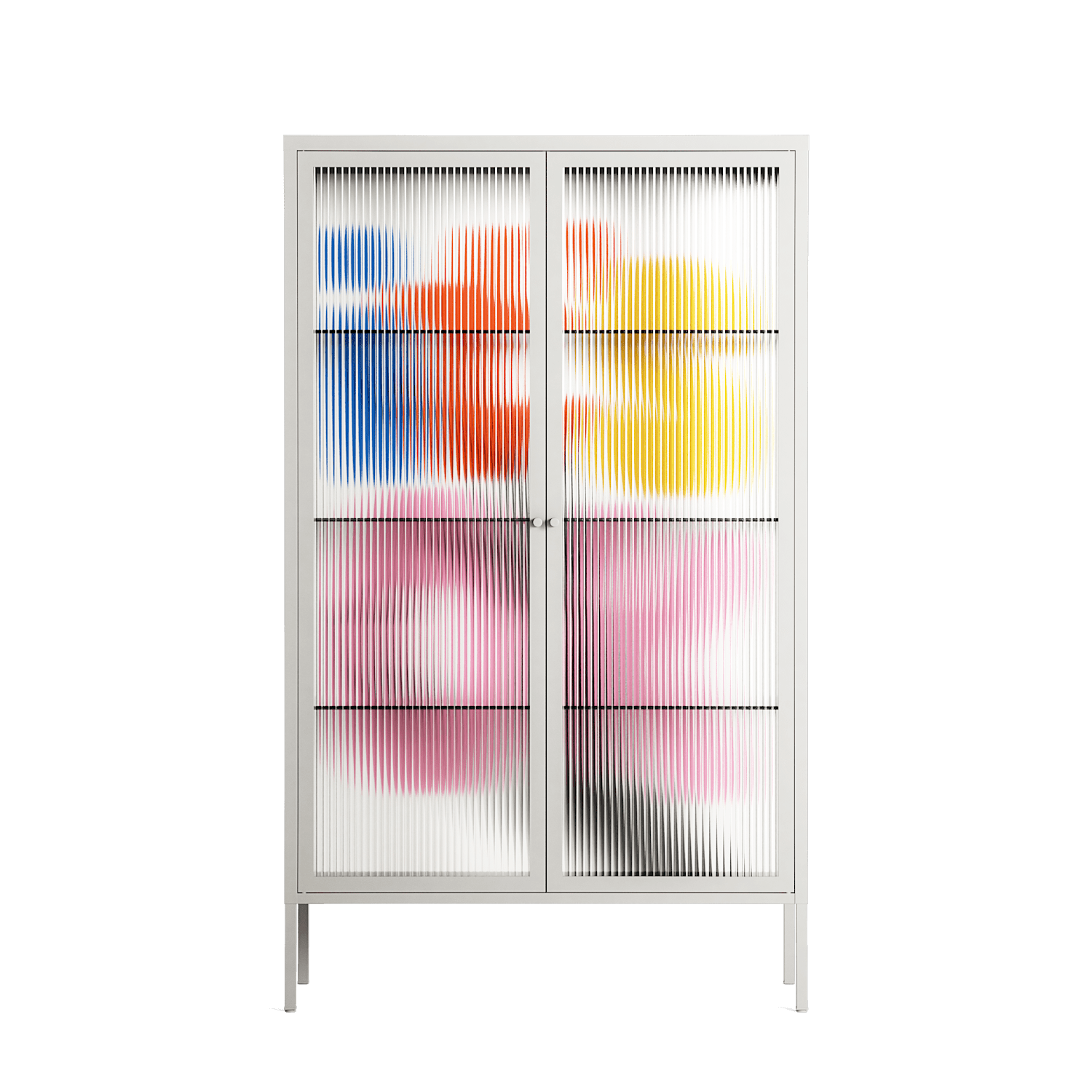 Its Ok - Cabinet - Vratislav Pecka - Chalk - Reeded glass